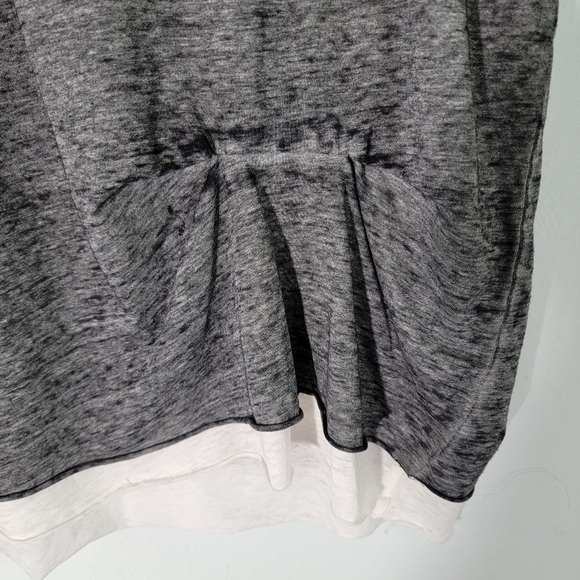 C&C California Gray Slub Cotton Casual T-Shirt Sz Small Crewneck Short Sleeve - Picture 4 of 11